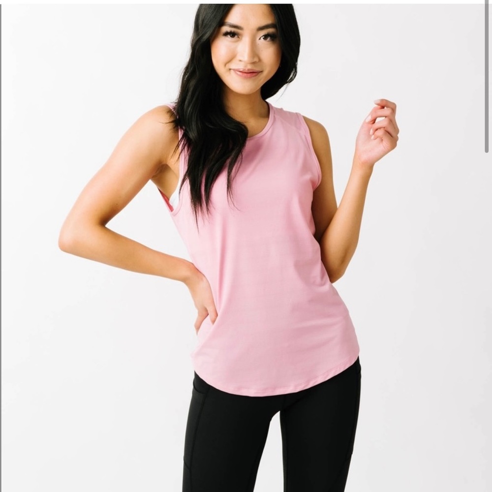 Zyia Pink Horizon Muscle Tank size M -NWT